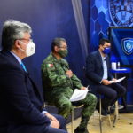 Asegura SSPE vehículo con blindaje de fábrica y artesanal y fusil Barret 6 a 3