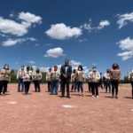 Guarda Delegado Federal, Juan Carlos Loera, un minuto de silencio en memoria a víctimas de Covid-19 3 Bandera Loera 2