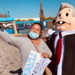 Pancartas y mensajes dan la bienvenida a AMLO 5 AMLO CDJ Aeropuerto 5