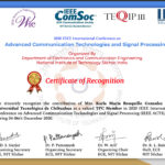 Recibe reconocimiento maestra de la UTCH por parte del Instituto Nacional de Tecnologia Silchar de la India 1 4