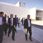 AMLO en recorrido a hospitales de Juarez