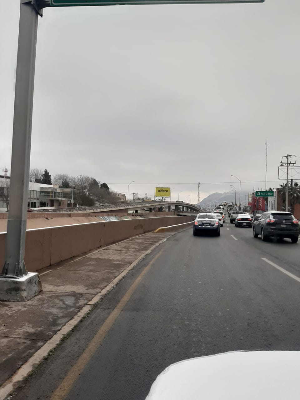 Aspectos de la nevada del domingo en diversas partes del estado 11