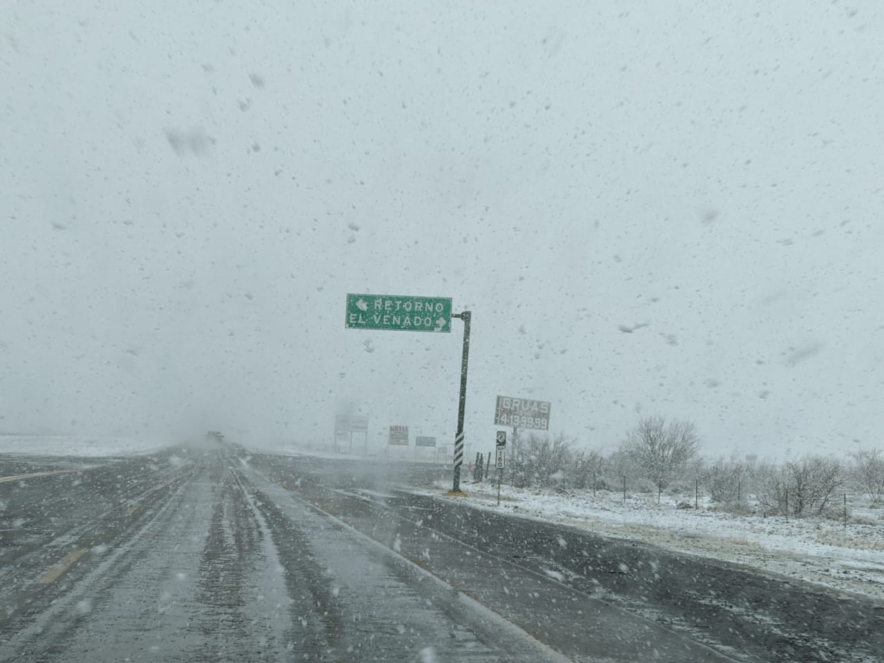Aspectos de la nevada del domingo en diversas partes del estado 5