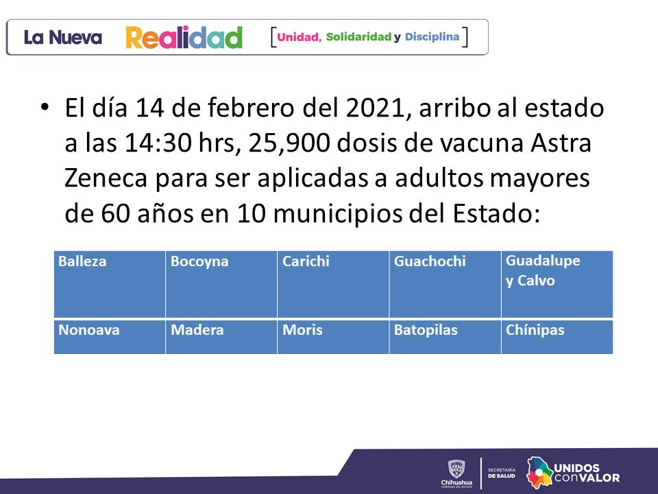 Javier Corral solicita agilizar y ampliar la cobertura de vacunación 2 C 1