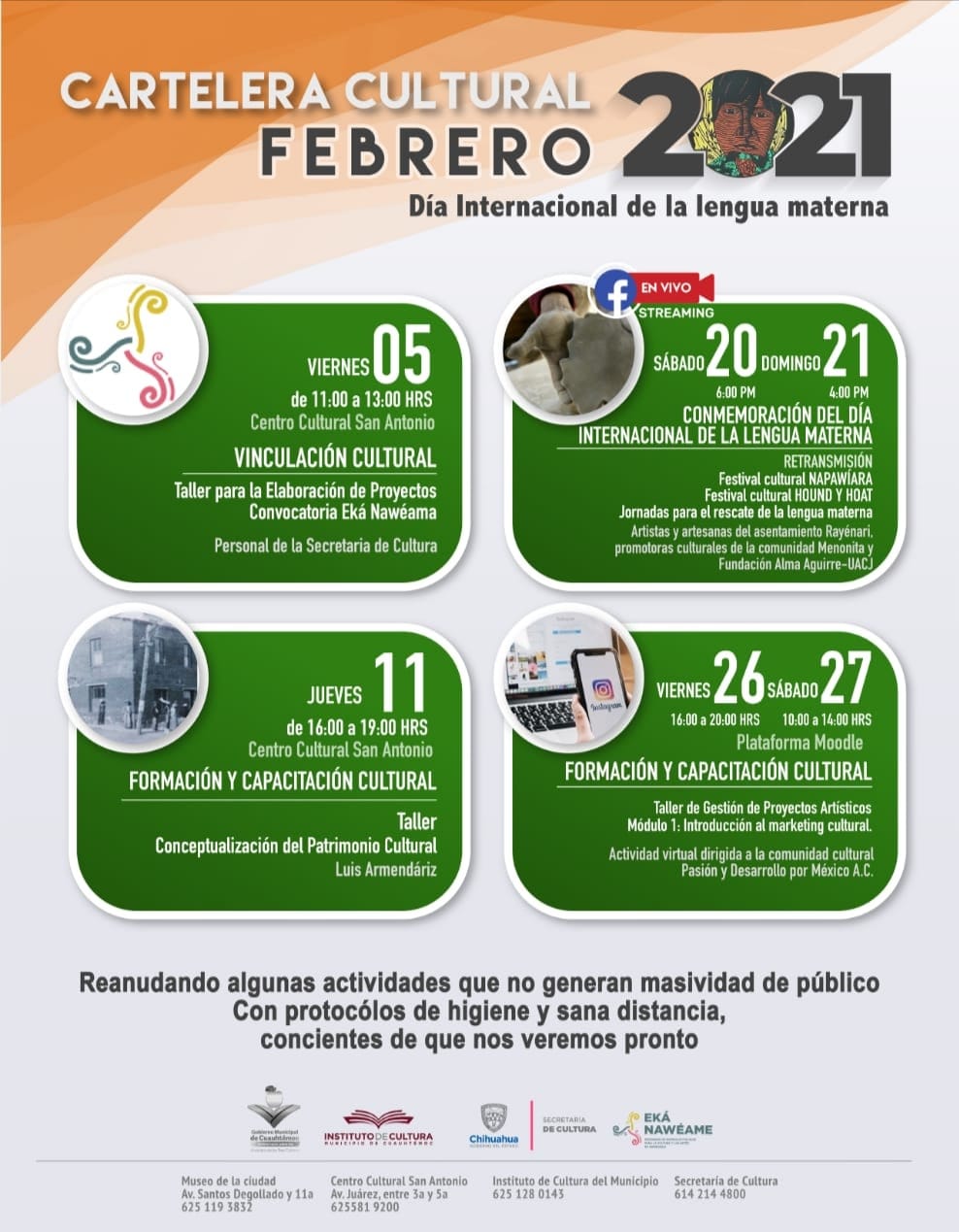 CARTELERA FEBRERO 2021