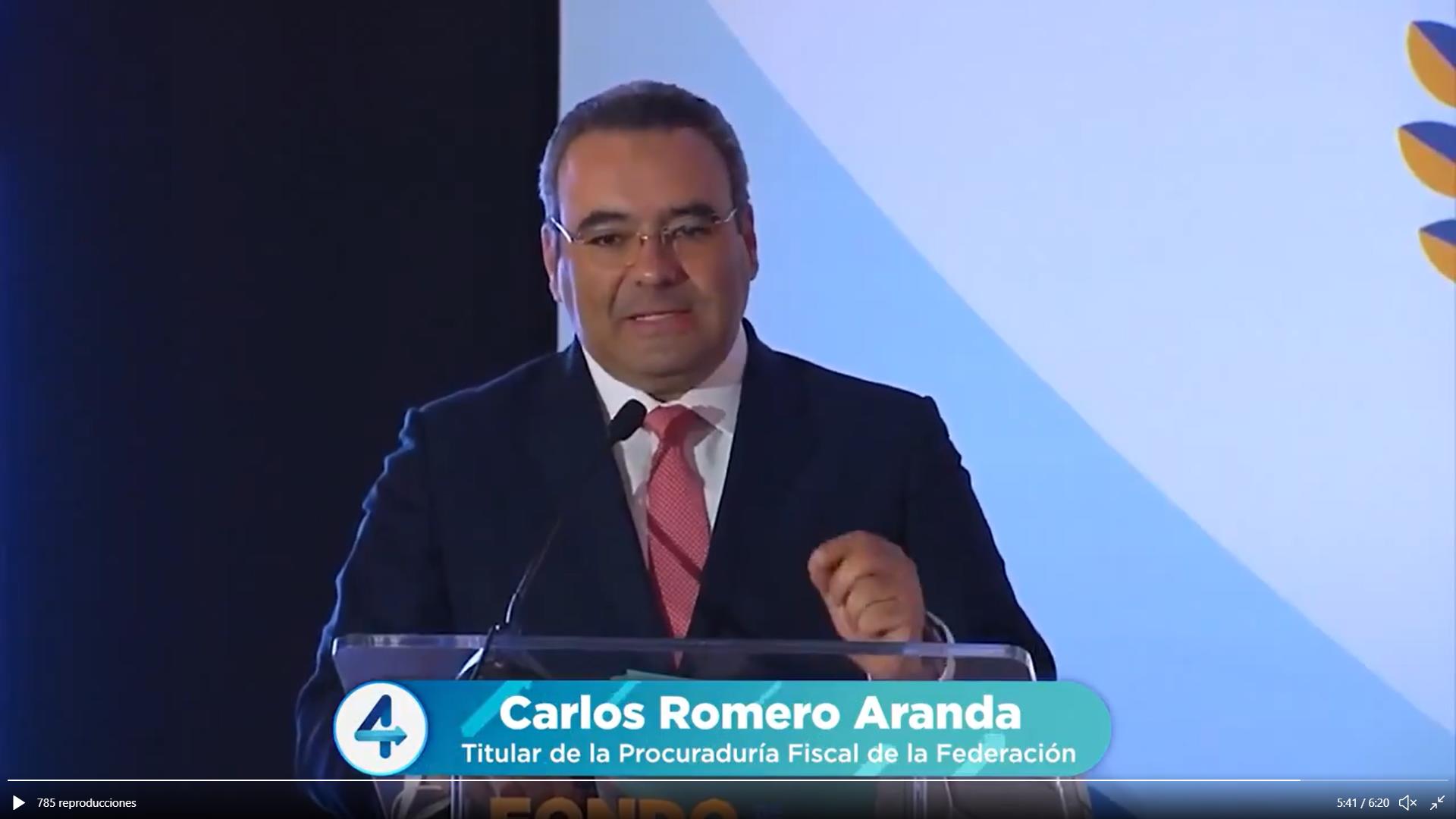 Carlos Romero Arana titular de la Procuraduria Fiscal de la Federacion