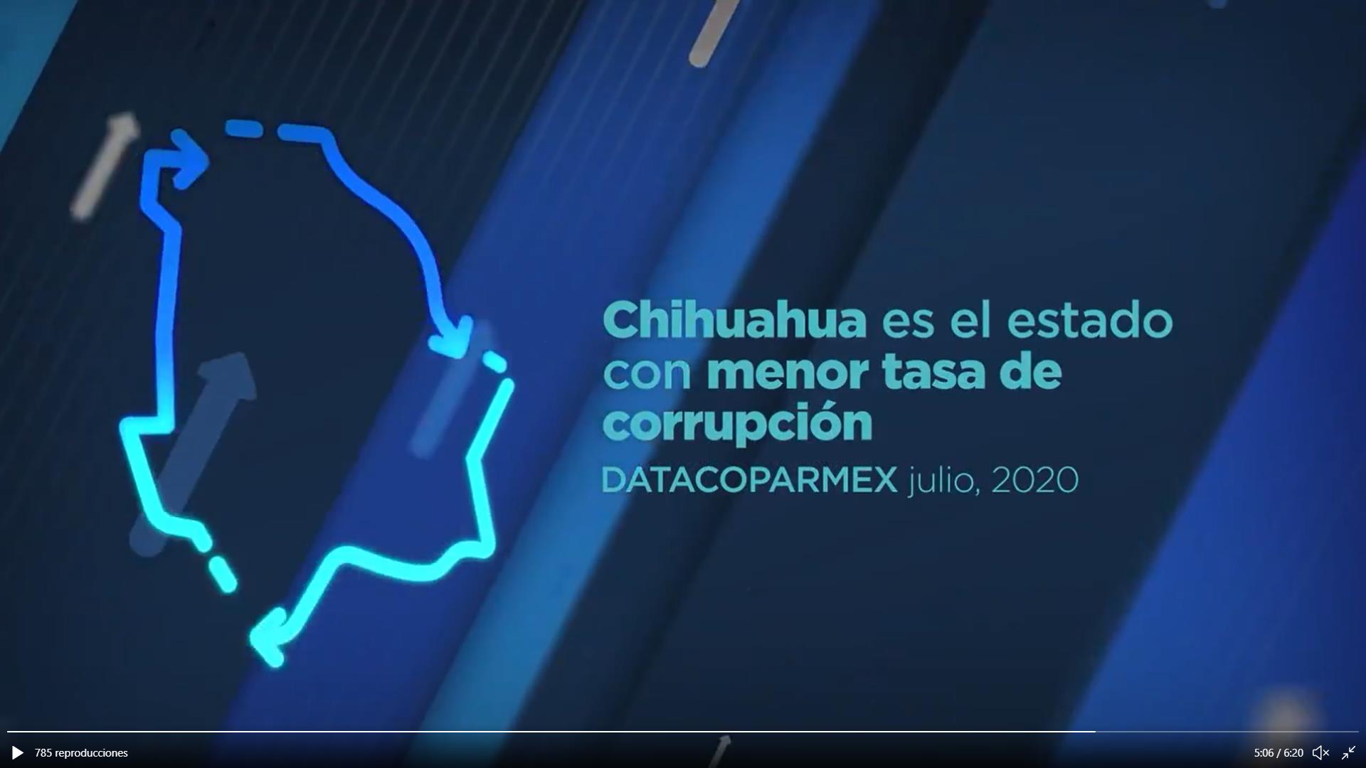 Chihuahua con menor tasa de corrupcion