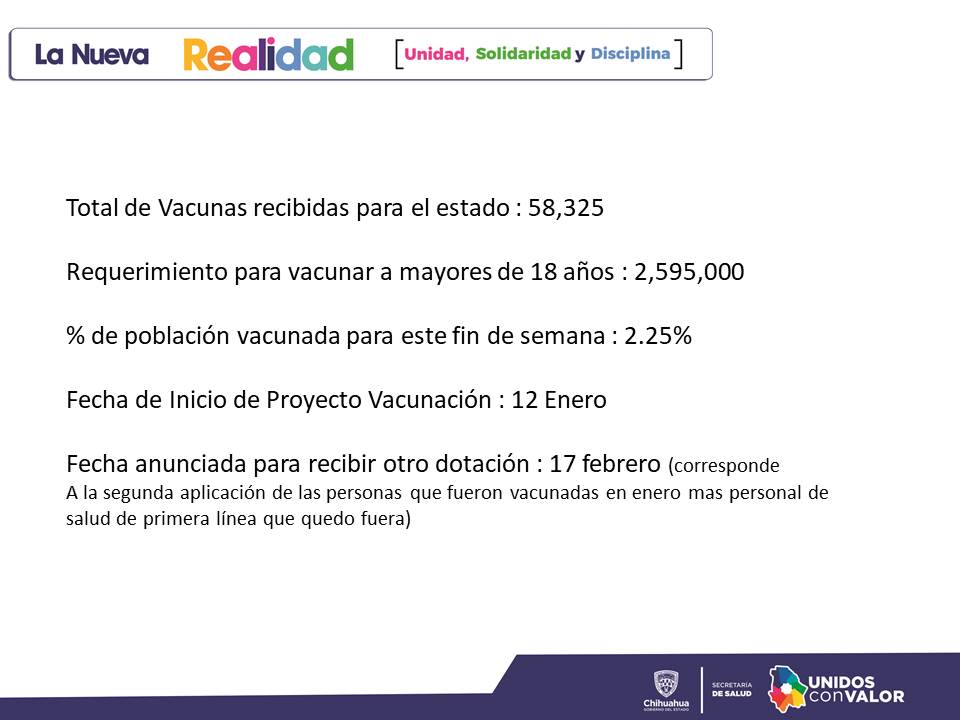 Javier Corral solicita agilizar y ampliar la cobertura de vacunación 4 D 1