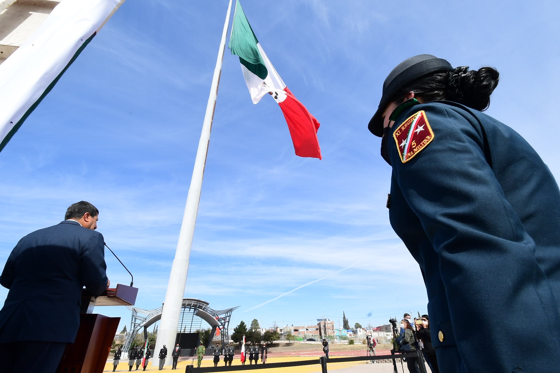 Gobernador Corral encabeza ceremonia por el Día de la Bandera 1 DIA DE LA BANDERA 2021 6