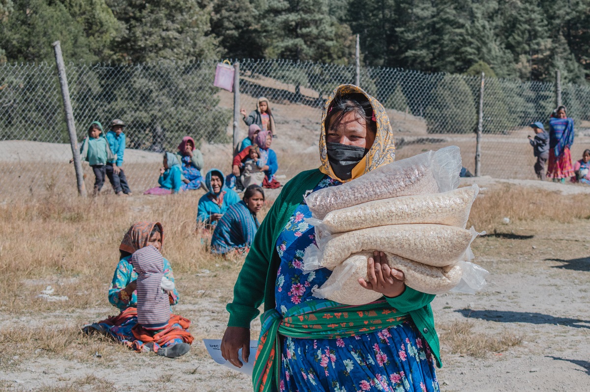 Entrega de maiz y frijol 5