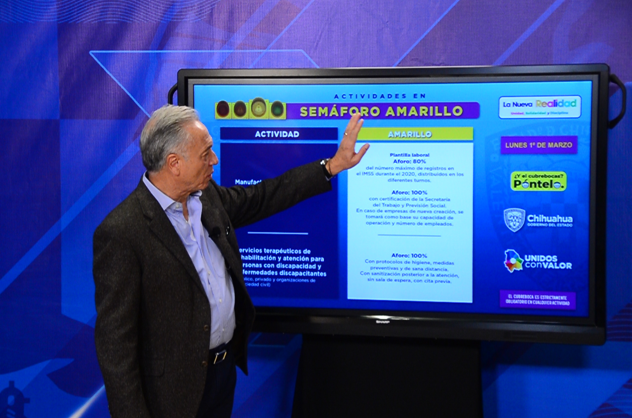 Lunes 1° de marzo avanza estado a Semáforo Amarillo 6 PASE A SEMAFORO AMARILLO 7