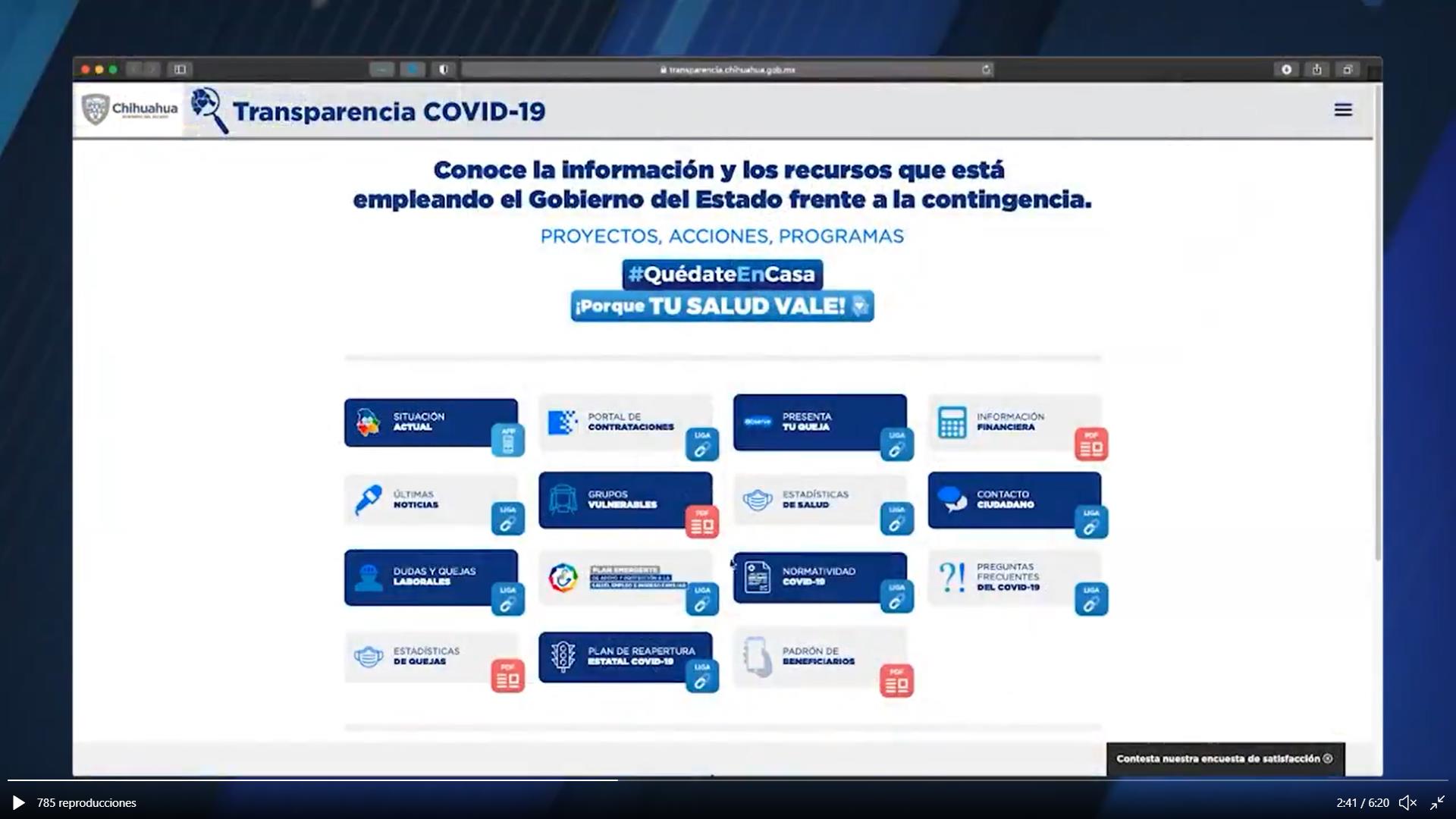 Portal Plan Emergente