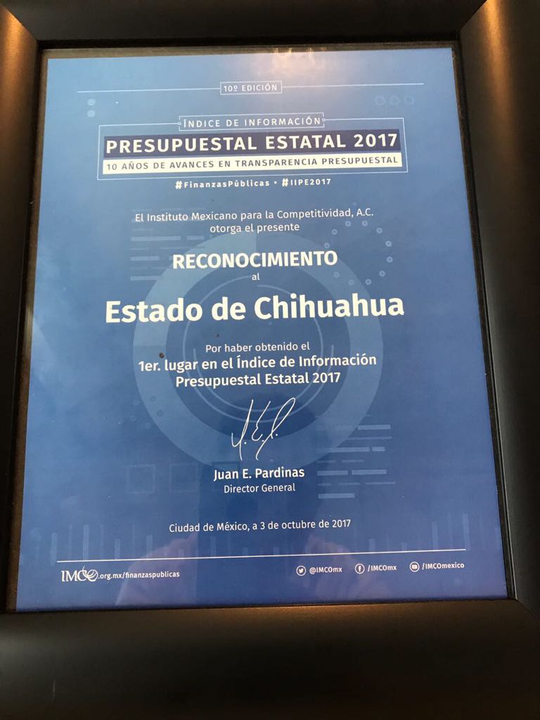 Premio Indice Informacion Presupuestal