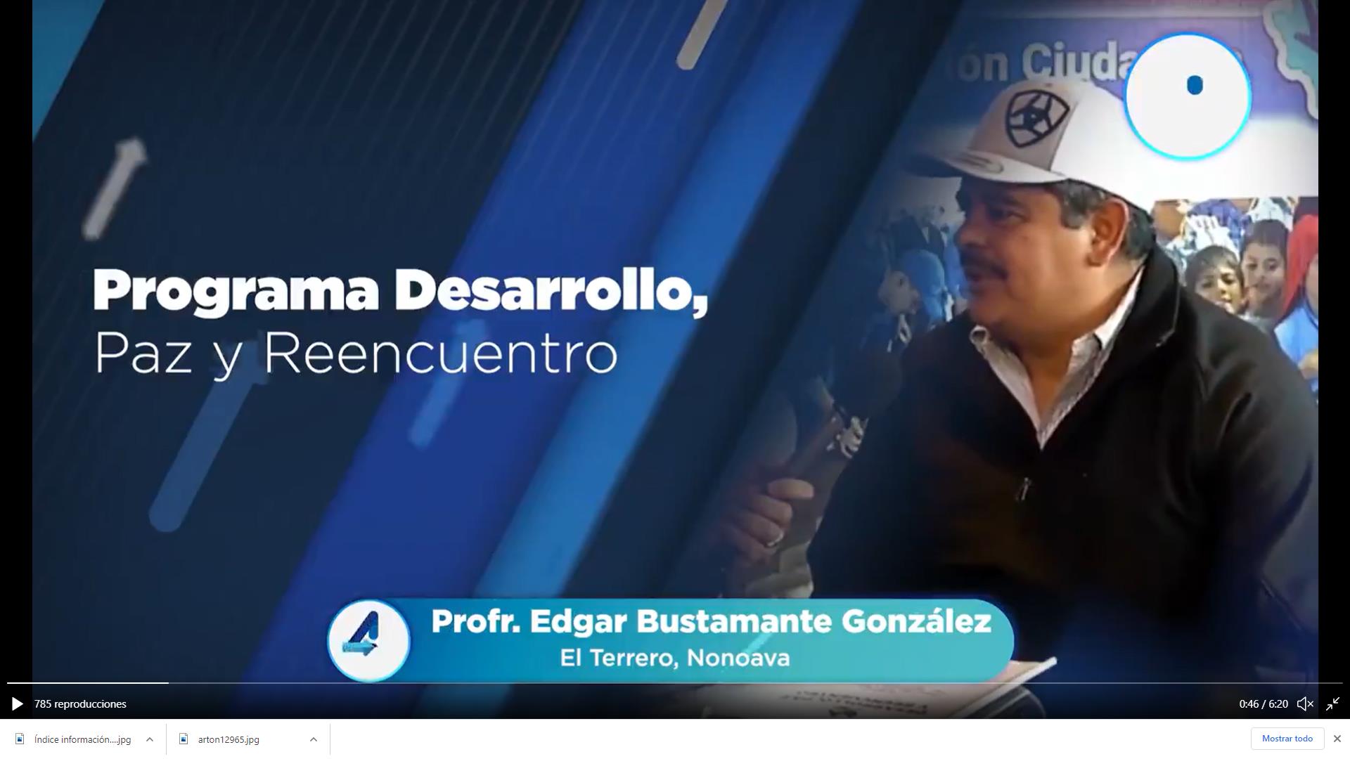 Testimonio Prof. Edgar Bustamante