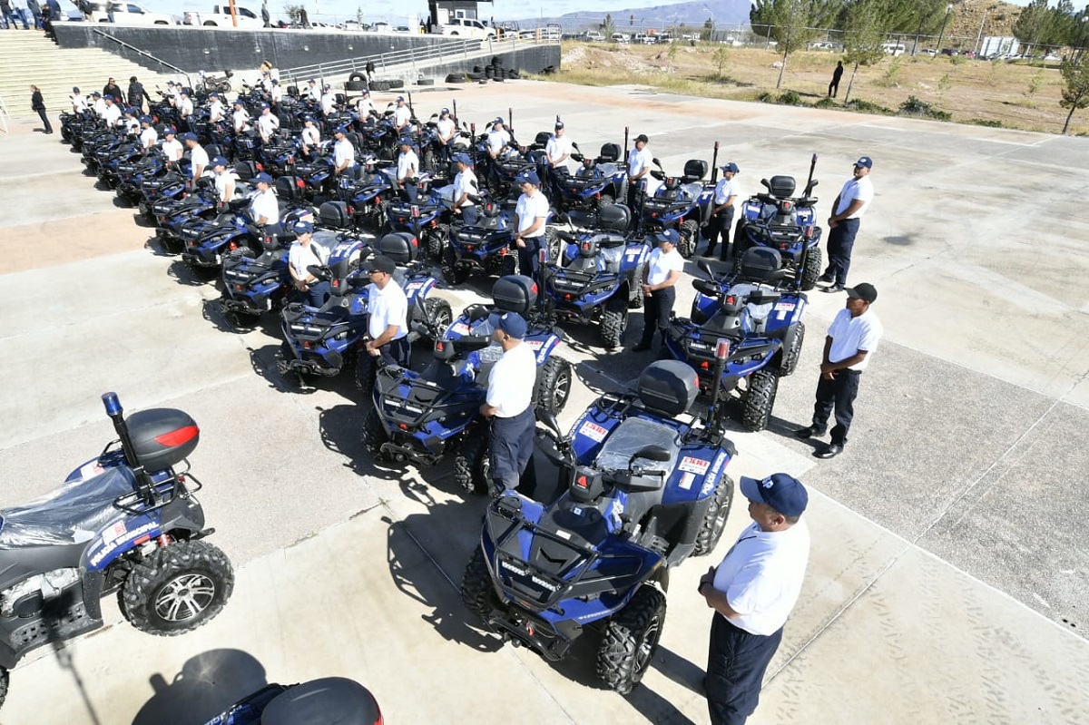 entrega de cuatrimotos policia mpios 13