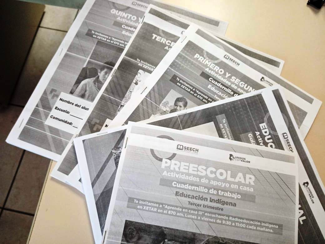 Elaboran 25 mil cuadernos de trabajo para Educación Indígena 3 Cuadernos de trabajo