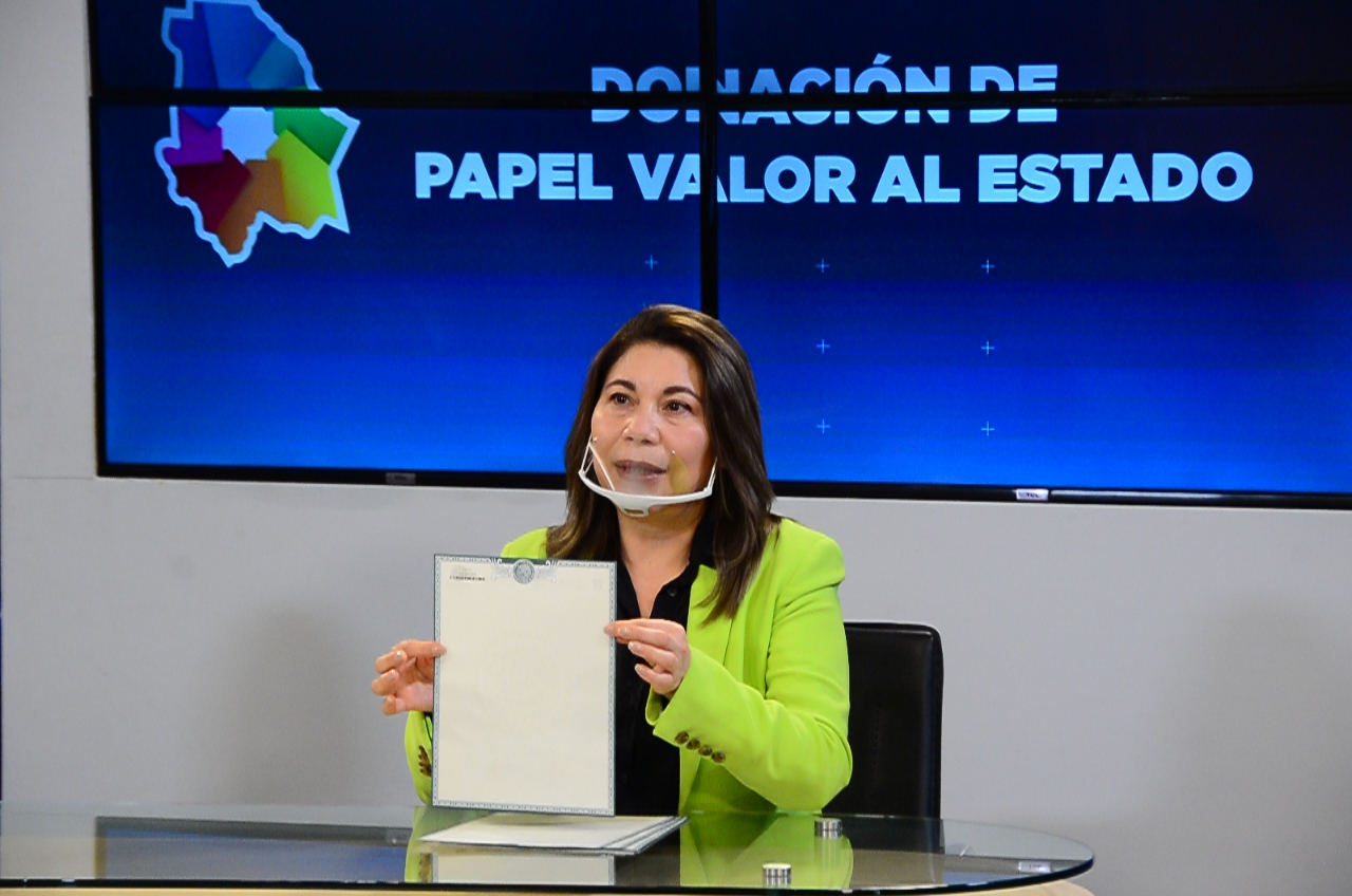 Dona Federación a Chihuahua papel valor por resultados de Soy México 7 DAH 0897