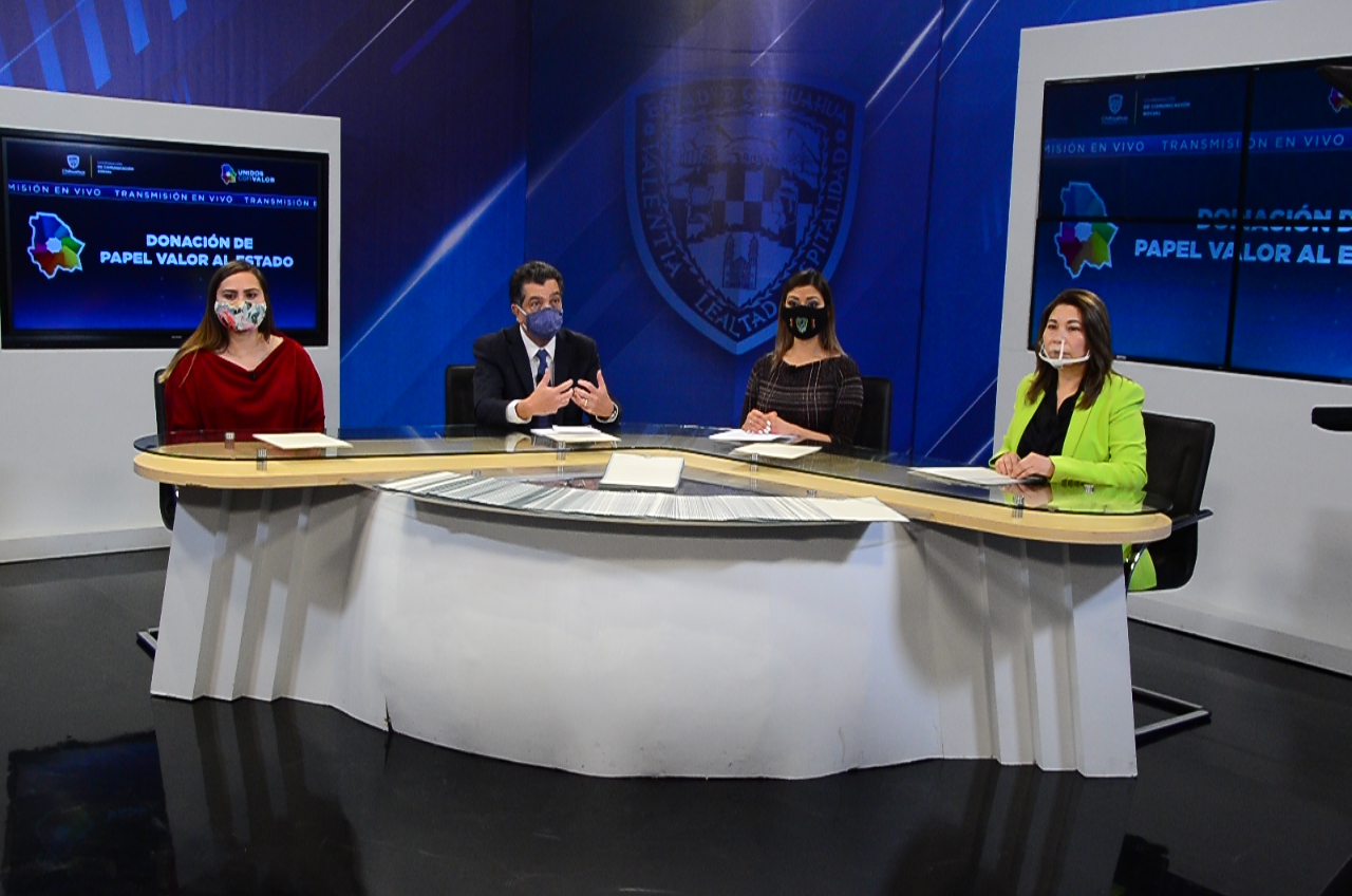 Dona Federación a Chihuahua papel valor por resultados de Soy México 5 DAH 0950