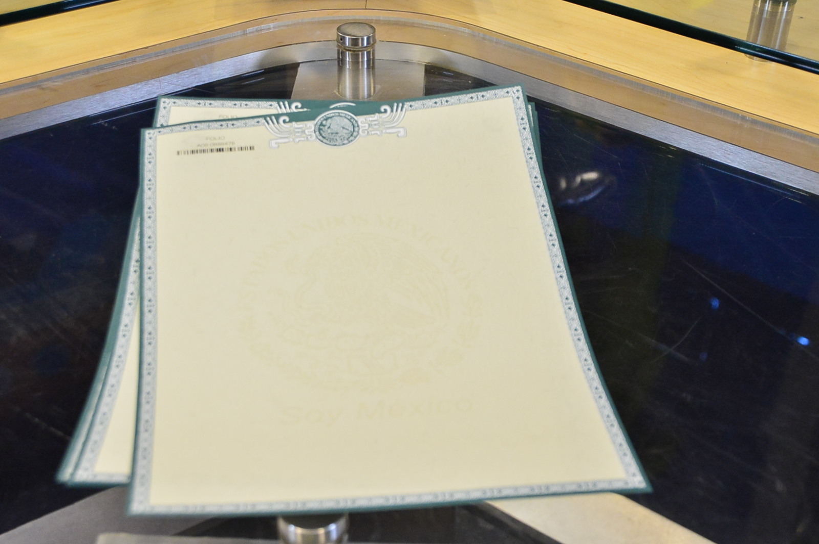 Dona Federación a Chihuahua papel valor por resultados de Soy México 1 DAH 0977