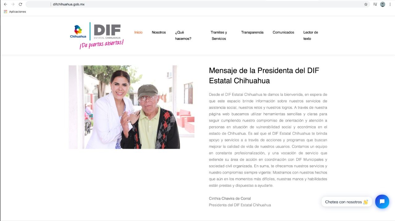 Plataforma virtual del DIF Estatal 5
