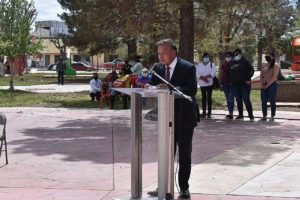 Nuevo Casas Grandes conmemora el 215 natalicio de Benito Juárez 3 Realizan guardia de honor por natalicio de Benito Juarez 1