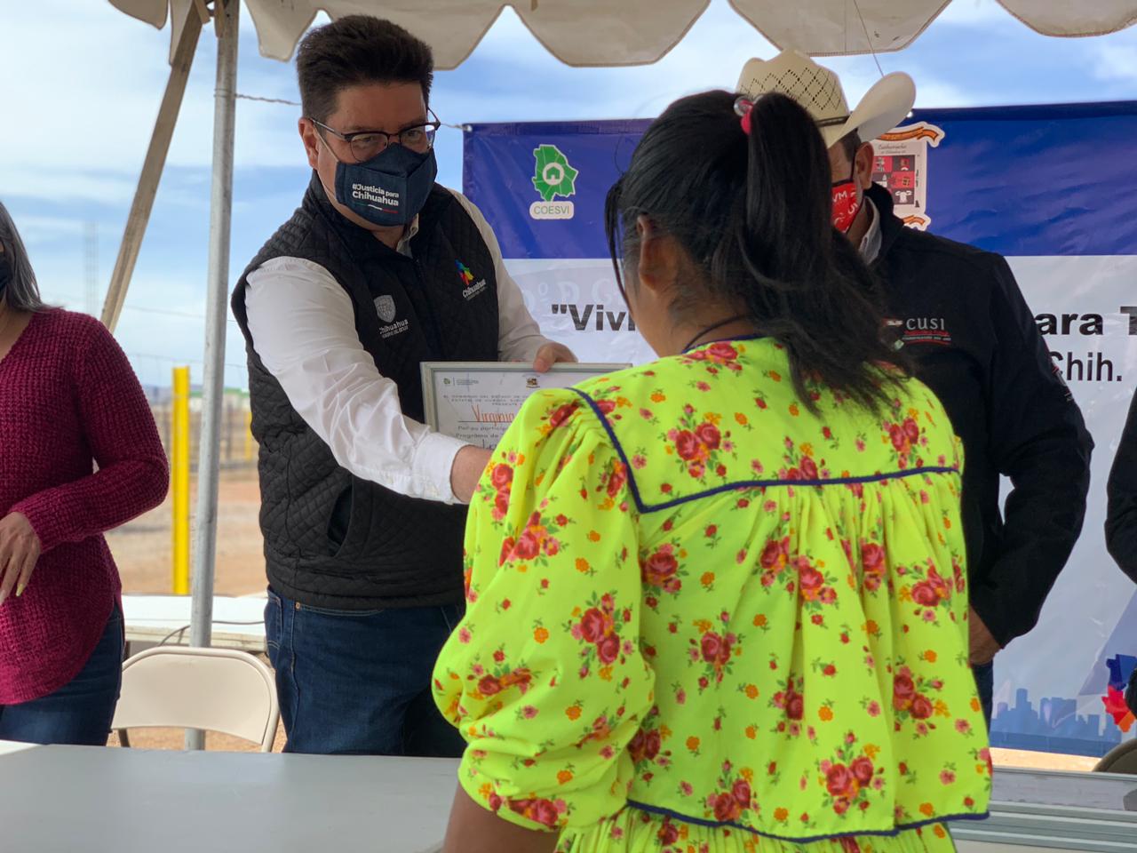 Entregan 29 casas nuevas y 40 ampliaciones a comunidad de Cusihuiriachi 19 WhatsApp Image 2021 03 29 at 12.59.11 1