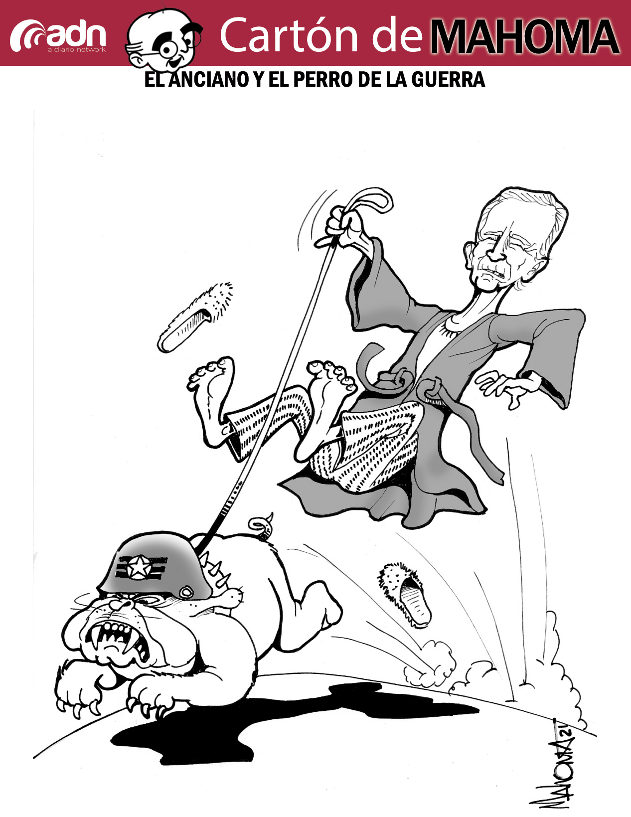 MAHOMA | El Anciano y el Perro de la Guerra 4 basecarton23demarzo2021