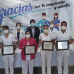 Reconocen a enfermeras y enfermeros en su día 3 Enfermeria PCE 12mayo2021 Juarez