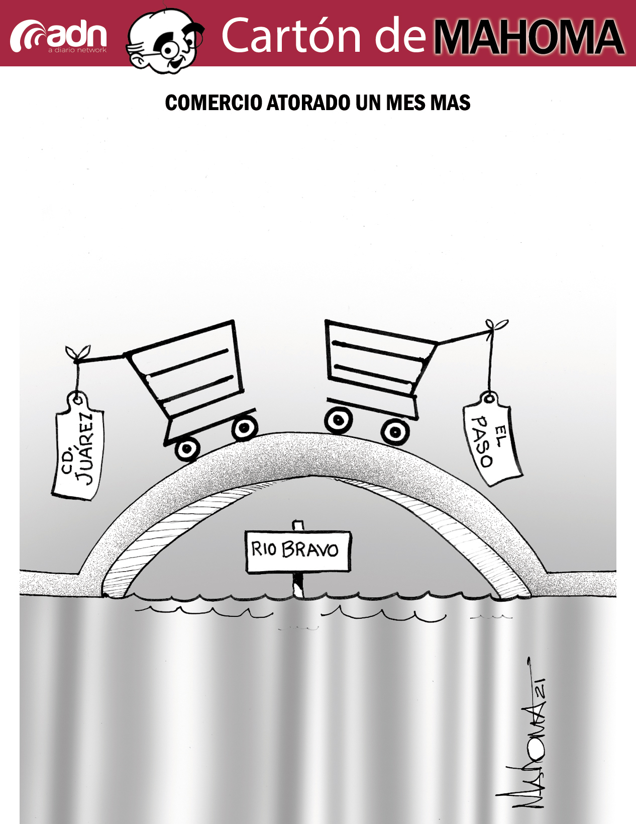 MAHOMA | Comercio atorado un mes mas 4 basecarton19demayo2021