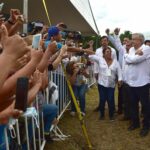 López Obrador supervisa construcción de Autopista Cardel – Poza Rica 4 18 06 2021 SUPERVISION DE OBRA AUTOPISTA CARDEL POZA RICA MARTINEZ DE LA TORRE VERACRUZ FOTO 06
