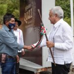 López Obrador supervisa construcción de autopista Barranca Larga-Ventanilla en Oaxaca 17 4950CDFA 258A 42A9 8C75 51293DE607C2