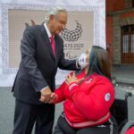 López Obrador abandera a delegación mexicana participante en los XVI Juegos Paralímpicos de Tokio 2020 14 17 08 2021 ABANDERAMIENTO DE LA DELEGACION MEXICANA XVI JUEGOS PARALIMPICOS TOKIO 2020 PALACIO NACIONAL FOTO 012