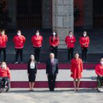 López Obrador abandera a delegación mexicana participante en los XVI Juegos Paralímpicos de Tokio 2020 2 17 08 2021 ABANDERAMIENTO DE LA DELEGACION MEXICANA XVI JUEGOS PARALIMPICOS TOKIO 2020 PALACIO NACIONAL FOTO 02