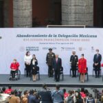 López Obrador abandera a delegación mexicana participante en los XVI Juegos Paralímpicos de Tokio 2020 1 17 08 2021 ABANDERAMIENTO DE LA DELEGACION MEXICANA XVI JUEGOS PARALIMPICOS TOKIO 2020 PALACIO NACIONAL FOTO 03