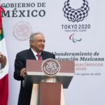 López Obrador abandera a delegación mexicana participante en los XVI Juegos Paralímpicos de Tokio 2020 10 17 08 2021 ABANDERAMIENTO DE LA DELEGACION MEXICANA XVI JUEGOS PARALIMPICOS TOKIO 2020 PALACIO NACIONAL FOTO 08