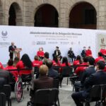 López Obrador abandera a delegación mexicana participante en los XVI Juegos Paralímpicos de Tokio 2020 11 17 08 2021 ABANDERAMIENTO DE LA DELEGACION MEXICANA XVI JUEGOS PARALIMPICOS TOKIO 2020 PALACIO NACIONAL FOTO 09