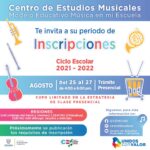 Realizarán inscripciones en el Centro de Estudios Musicales 1 arton22080
