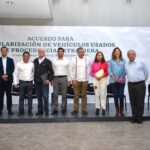 Presidente firma acuerdo para regularizar vehículos usados provenientes del extranjero 3 16 10 2021 ACUERDO PARA REGULARIZAR VEHICULOS USADOS DE PROCEDENCIA EXTRANJERA ENSENADA BAJA CALIFORNIA FOTO 06