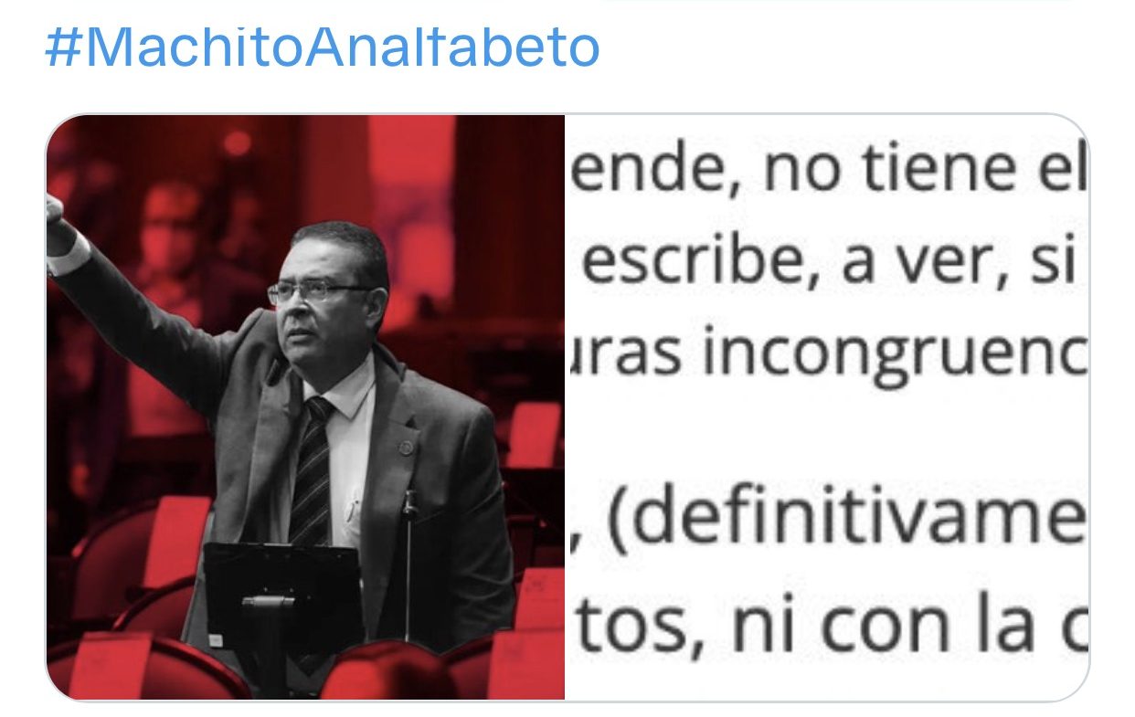 TORRE SABATINA | DIPUTADO ES, «#MACHITOANALFABETO» 2 DIPUTADO ES MACHITOANALFABETO
