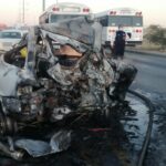 Explota auto en el Juan Pablo II en choque múltiple 1 WhatsApp Image 2021 11 17 at 09.02.51