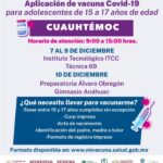 Extienden fechas de vacunación para adolescentes de 15 a 17 años de edad en el estado 4 98738129 ED29 4FB9 B634 2E7CB8930568