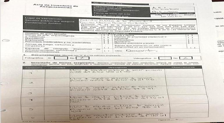 TORRE FUERTE | Registrador Público, es ‘pieza clave’ 2 Falsificacion de recibos