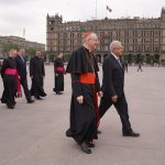 Visita López Obrador réplica de la Capilla Sixtina en la Ciudad de México 3 26ABR22 Presidente AMLO visita a replica Capilla Sixtina 07