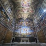 Visita López Obrador réplica de la Capilla Sixtina en la Ciudad de México 6 26ABR22 Presidente AMLO visita a replica Capilla Sixtina 14