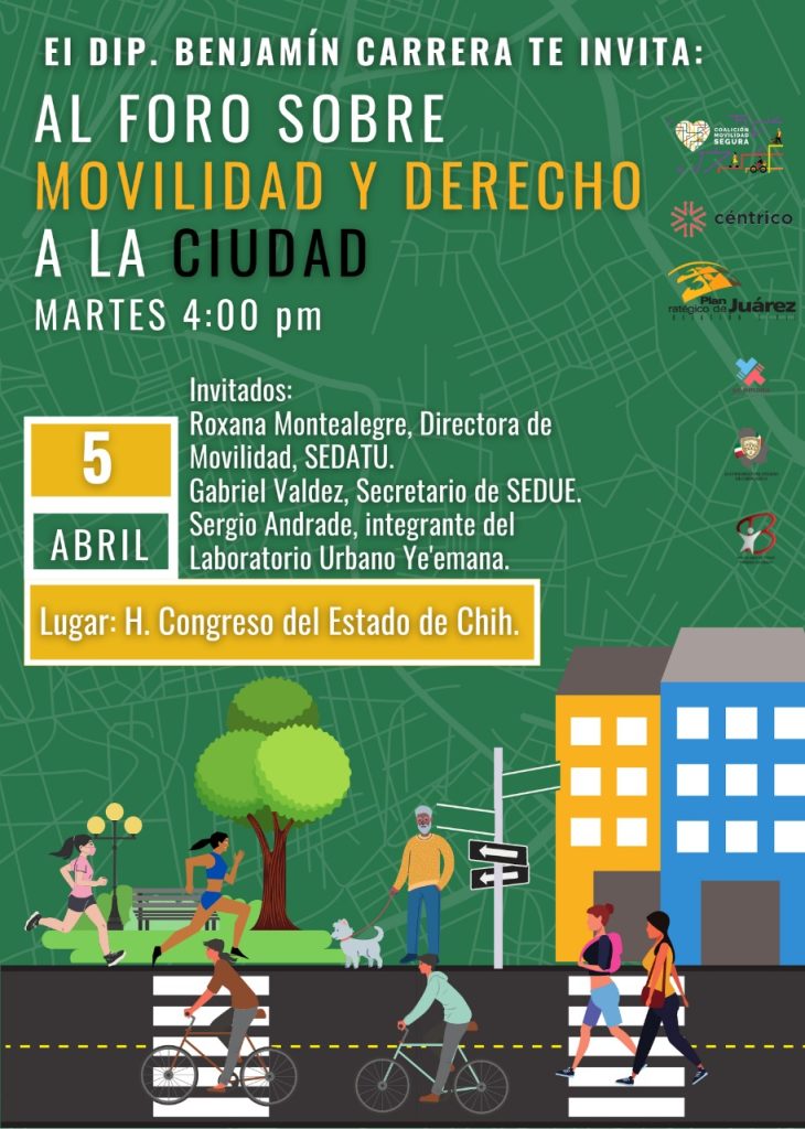 Se llevará a cabo el Foro sobre Movilidad y Derecho a la Ciudad 3 WhatsApp Image 2022 04 05 at 8.30.25 AM