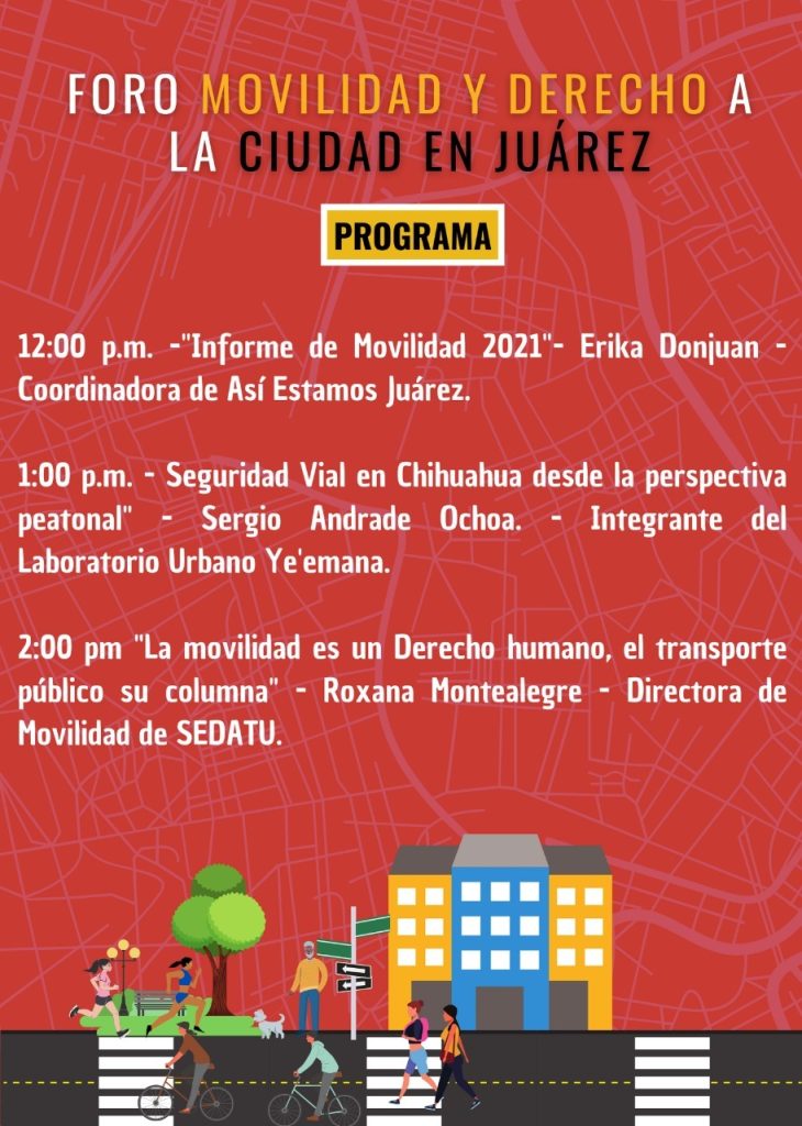 Se llevará a cabo el Foro sobre Movilidad y Derecho a la Ciudad 1 WhatsApp Image 2022 04 05 at 8.31.28 AM