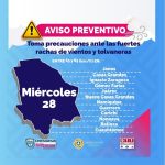 Traerán ingreso de dos frentes fríos fuertes rachas de viento y probabilidades de lluvias 2 IMG 20221227 WA0001