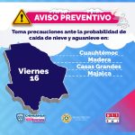 Exhorta Protección Civil Estatal a tomar medidas preventivas por pronóstico de caída de nieve 1 Imagen de WhatsApp 2022 12 16 a las 11.23.24