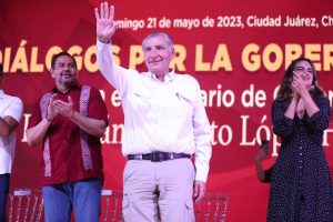 Acompañan Alcalde Pérez Cuéllar y Diputada Andrea Chávez a Adán Augusto López en conferencia impartida en Ciudad Juárez 3 Adan Augusto Mayo CDJ 3