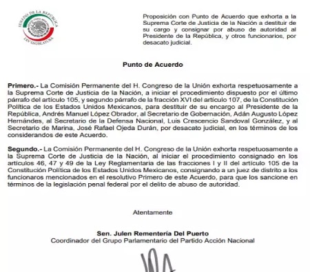 "Golpe de Estado en nombre de la Ley": El Desacato sería el vínculo, el Lawfare el proceso. 2 Picture1